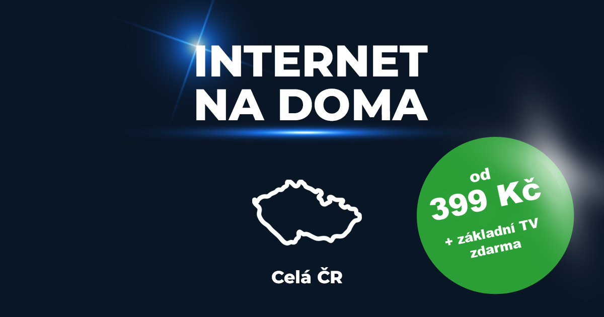 Internet na doma, celá ČR